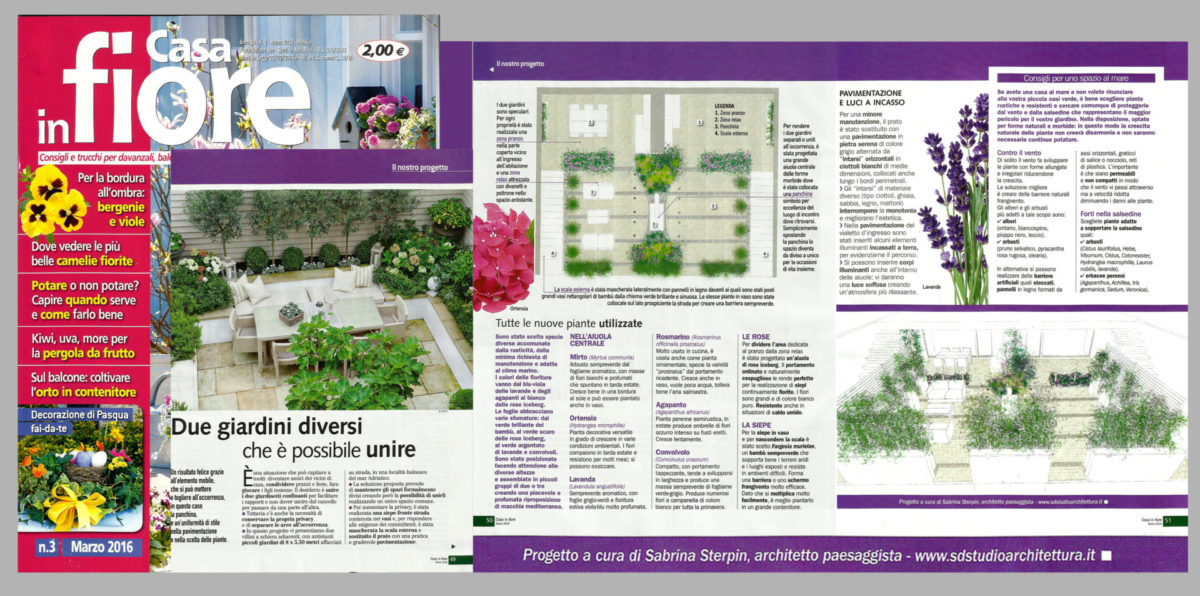 Casa in fiore – Due giardini diversi che è possibile unire